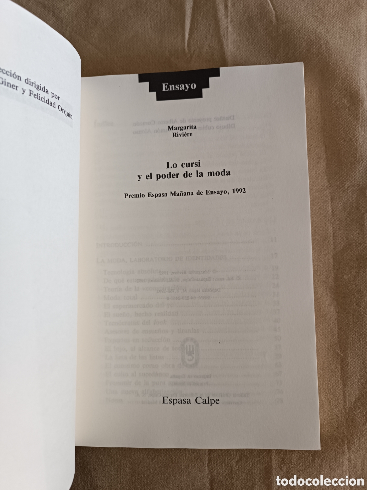 Libros de segunda mano: Lo cursi y el poder de la moda. Margarita Rivi&egrave;re - Foto 3