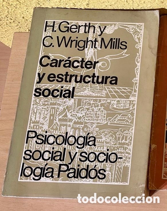 Libros de segunda mano: H Gerthy C. Wright Mills Caracter y estructura social - Foto 1