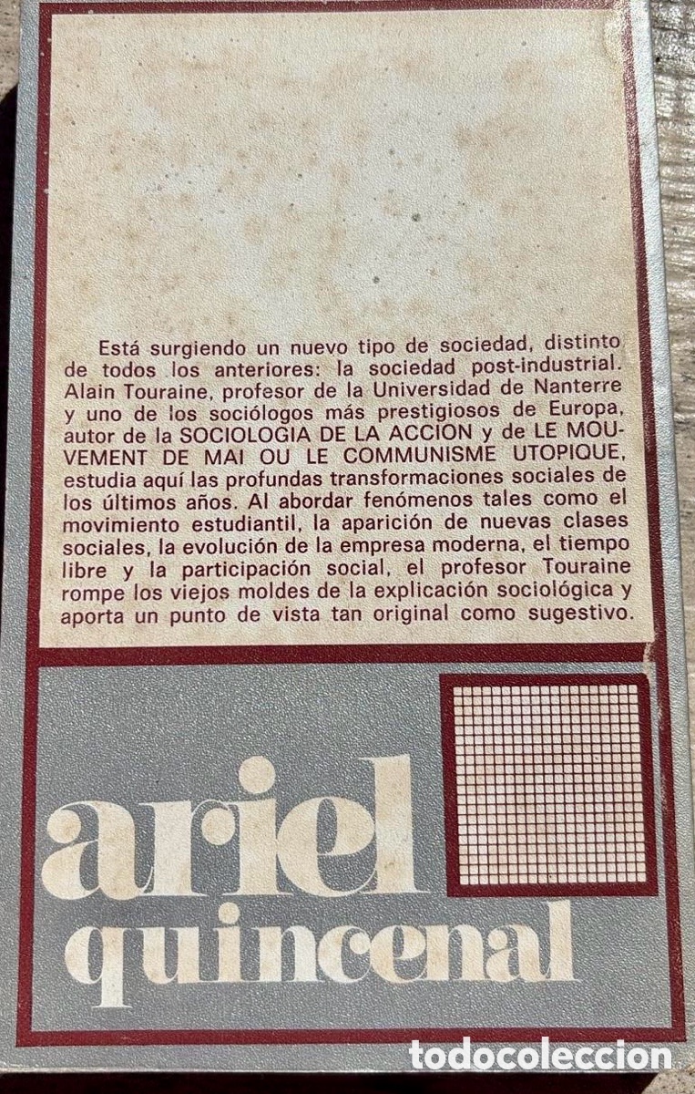 Libros de segunda mano: LA SOCIEDAD POSTINDUSTRIAL - Foto 3