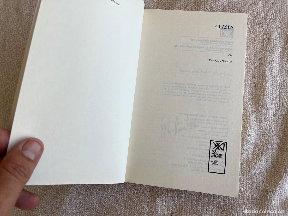 Libros de segunda mano: CLASES-ERIK OLIN WRIGHT-SIGLO VENTIUNO DE ESPA&Ntilde;A EDITORES - Foto 5
