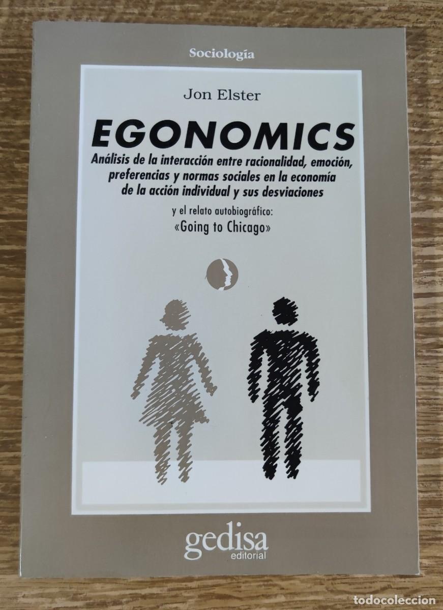 Libros de segunda mano: Libro - Egonomics (1997) Jon Elster - Foto 1