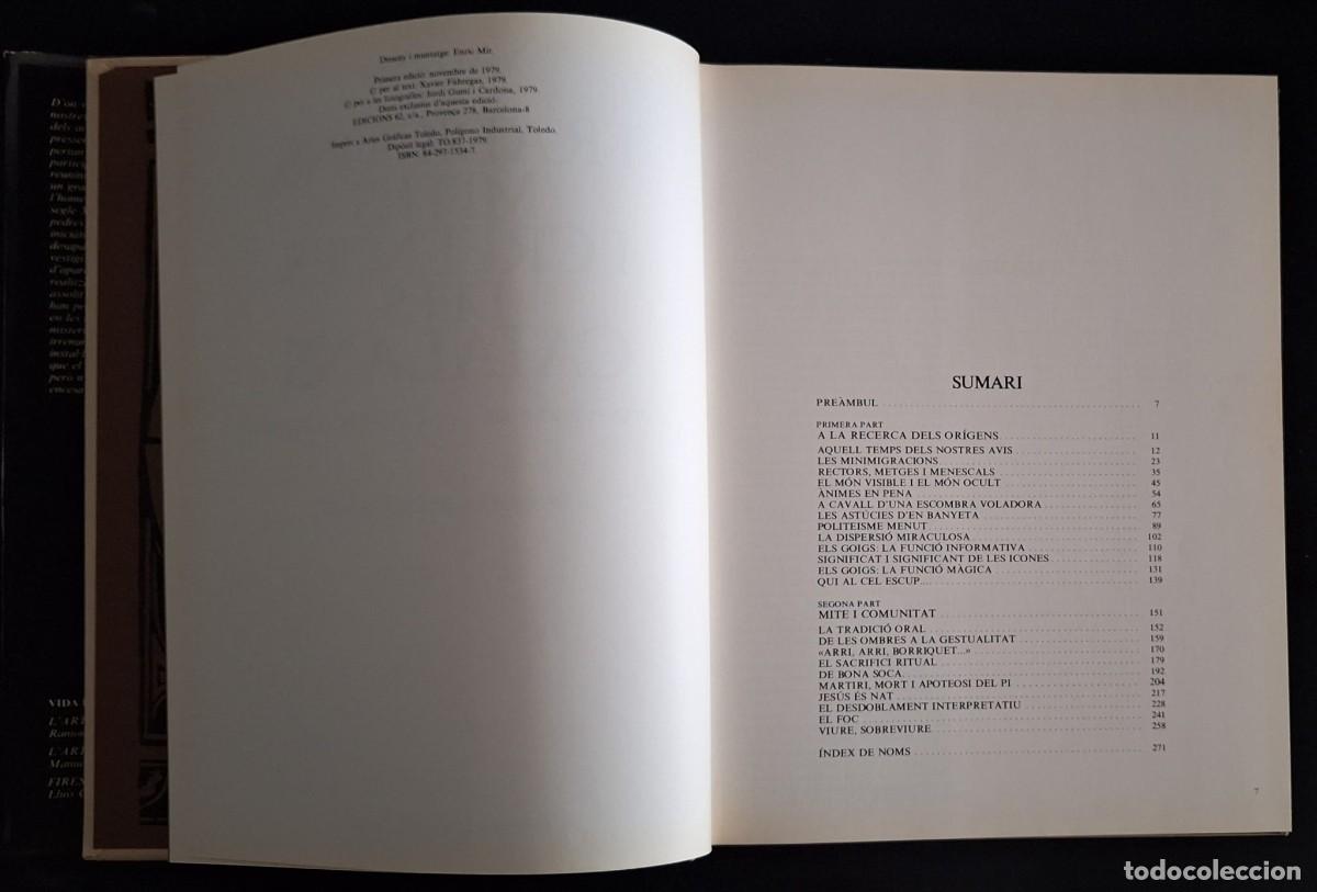 Libros de segunda mano: TRADICIONS, MITES I CREENCES DELS CATALANS (1979) - Foto 4