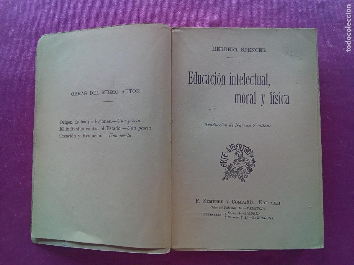 Libros de segunda mano: EDUCACION INTELECTUAL ,MORAL Y FISICA .E/B/1/B/3 - Foto 2