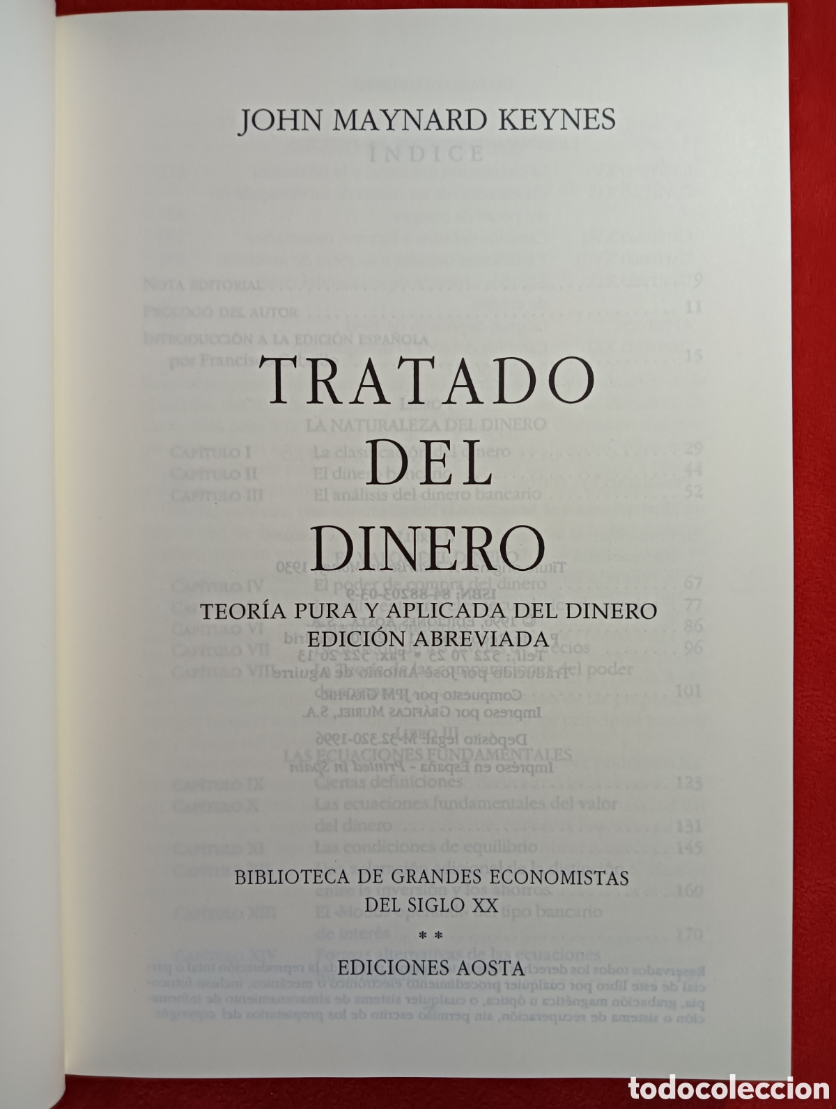 Libros de segunda mano: TRATADO DEL DINERO , KEYNES - Foto 6