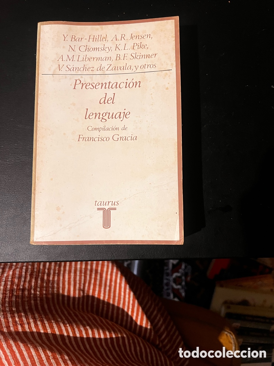 Libros de segunda mano: Presentaci&oacute;n del lenguaje. Compilaci&oacute;n De Francisco Gracia . - Foto 1