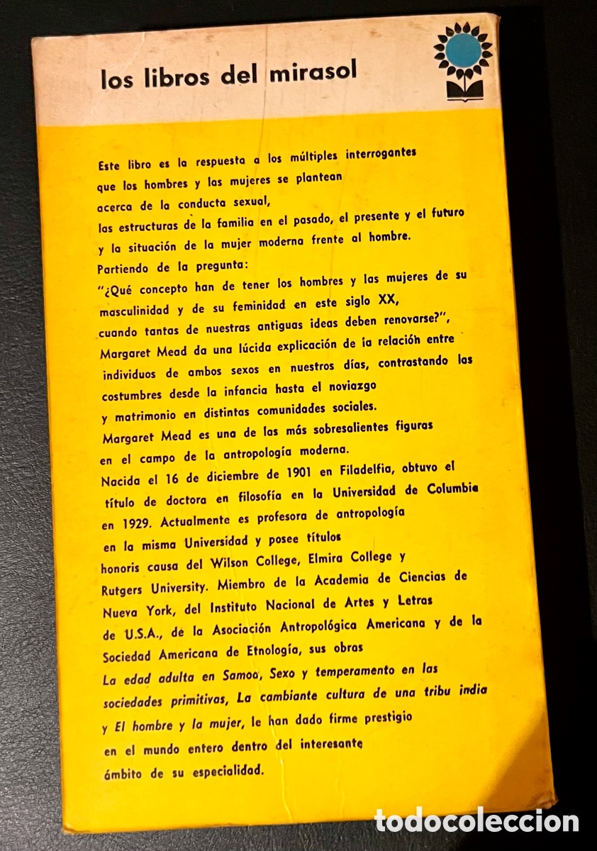 Libros de segunda mano: El hombre y la mujer. Margaret Mead. - Foto 2
