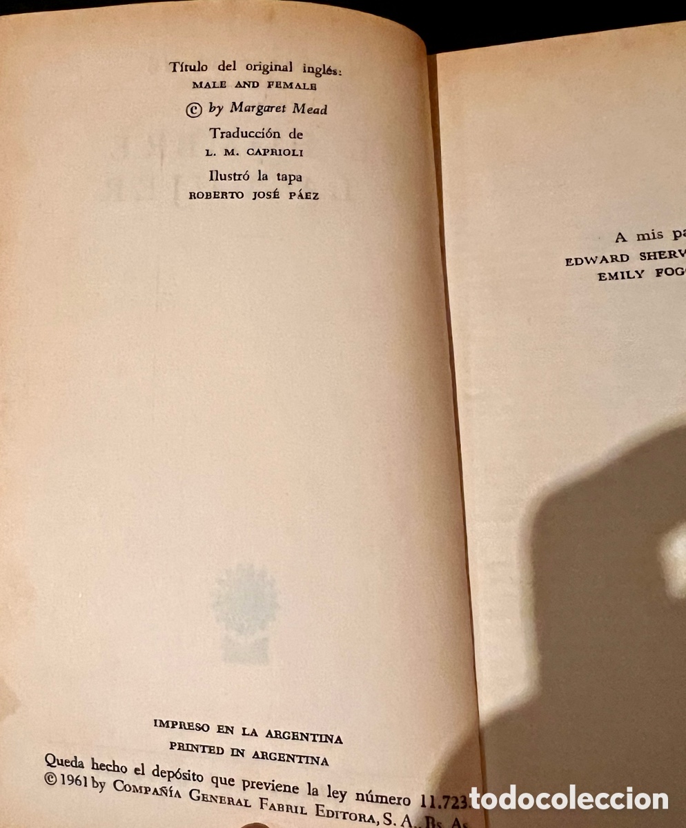 Libros de segunda mano: El hombre y la mujer. Margaret Mead. - Foto 3