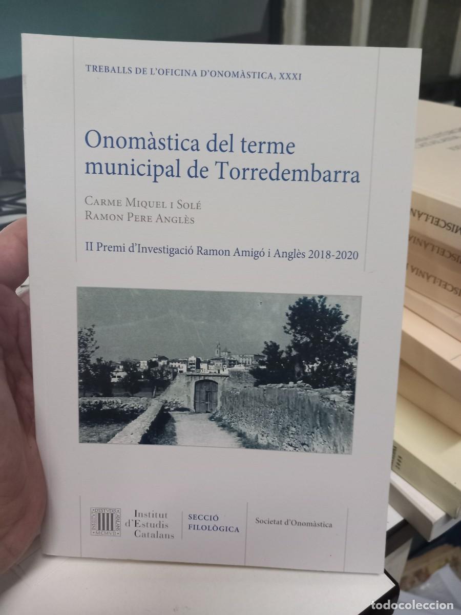 Libros de segunda mano: Onom&agrave;stica del terme municipal de Torredembarra. - Foto 1
