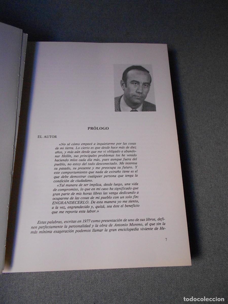 Libros de segunda mano: GENTE DE HELLIN. ANTONIO MORENO. - Foto 4