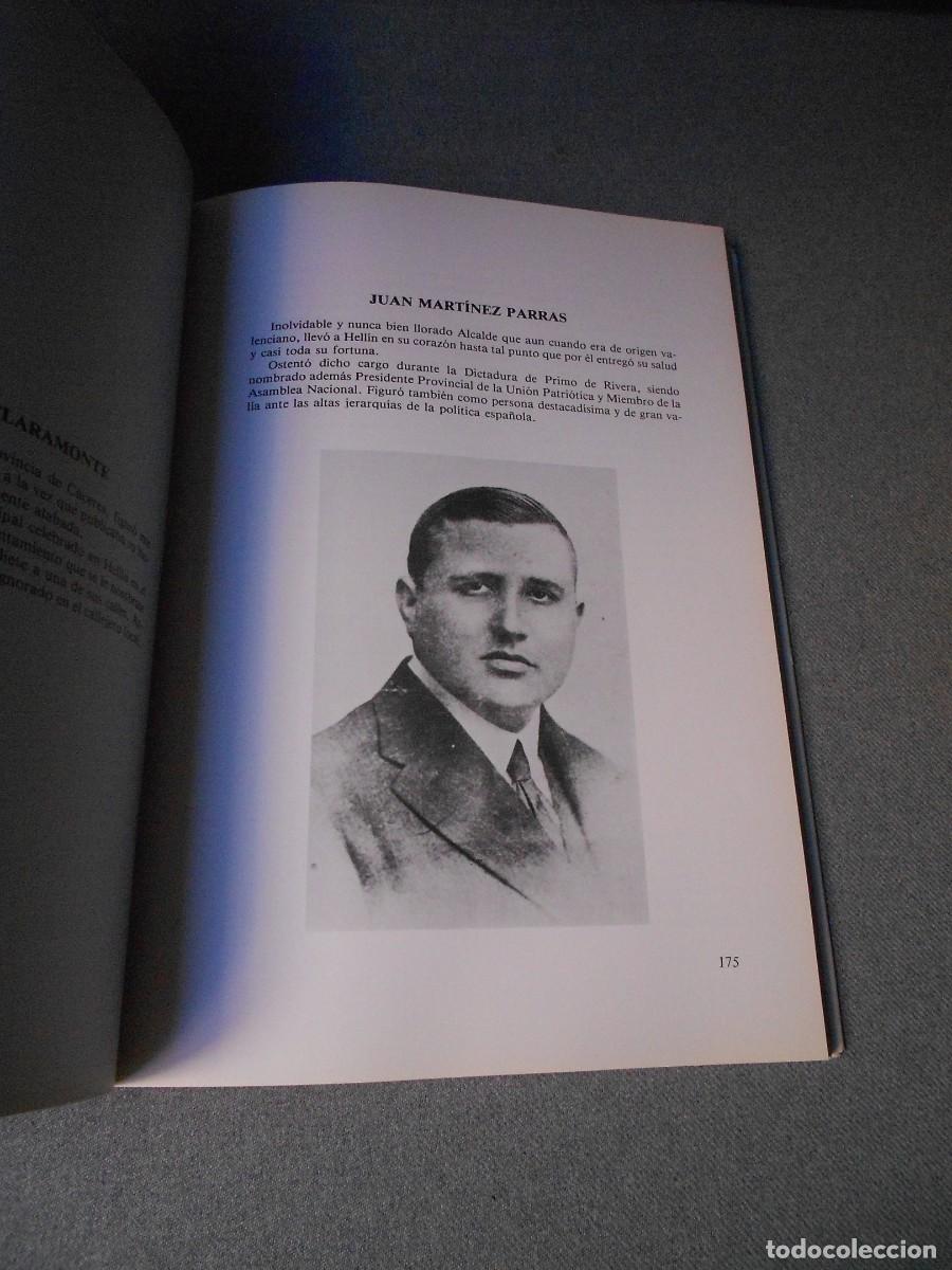 Libros de segunda mano: GENTE DE HELLIN. ANTONIO MORENO. - Foto 5