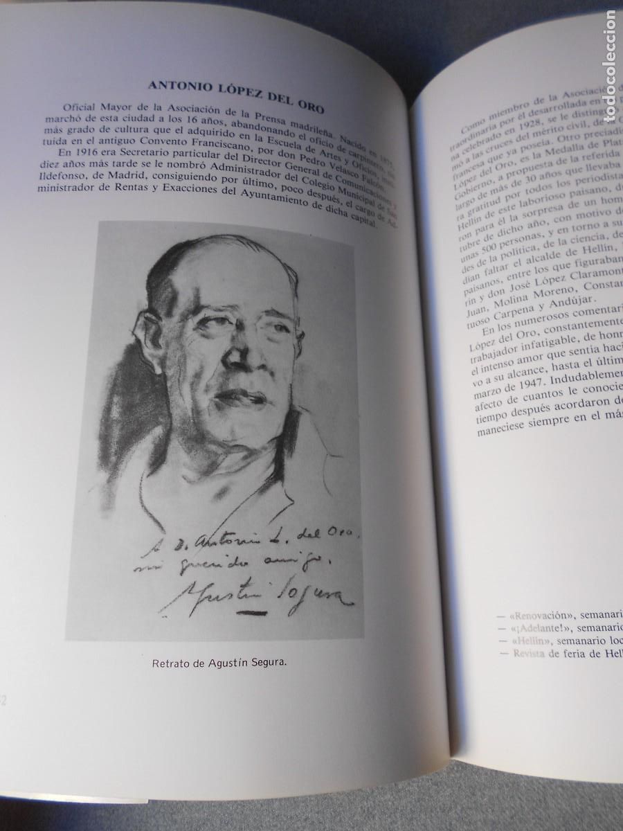 Libros de segunda mano: GENTE DE HELLIN. ANTONIO MORENO. - Foto 10