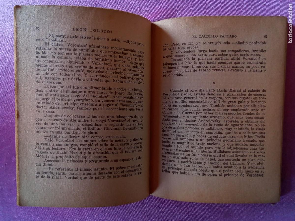 Libros de segunda mano: CAUDILLO TARTARO.LEON TOLSTOI.L5/1/3 - Foto 3