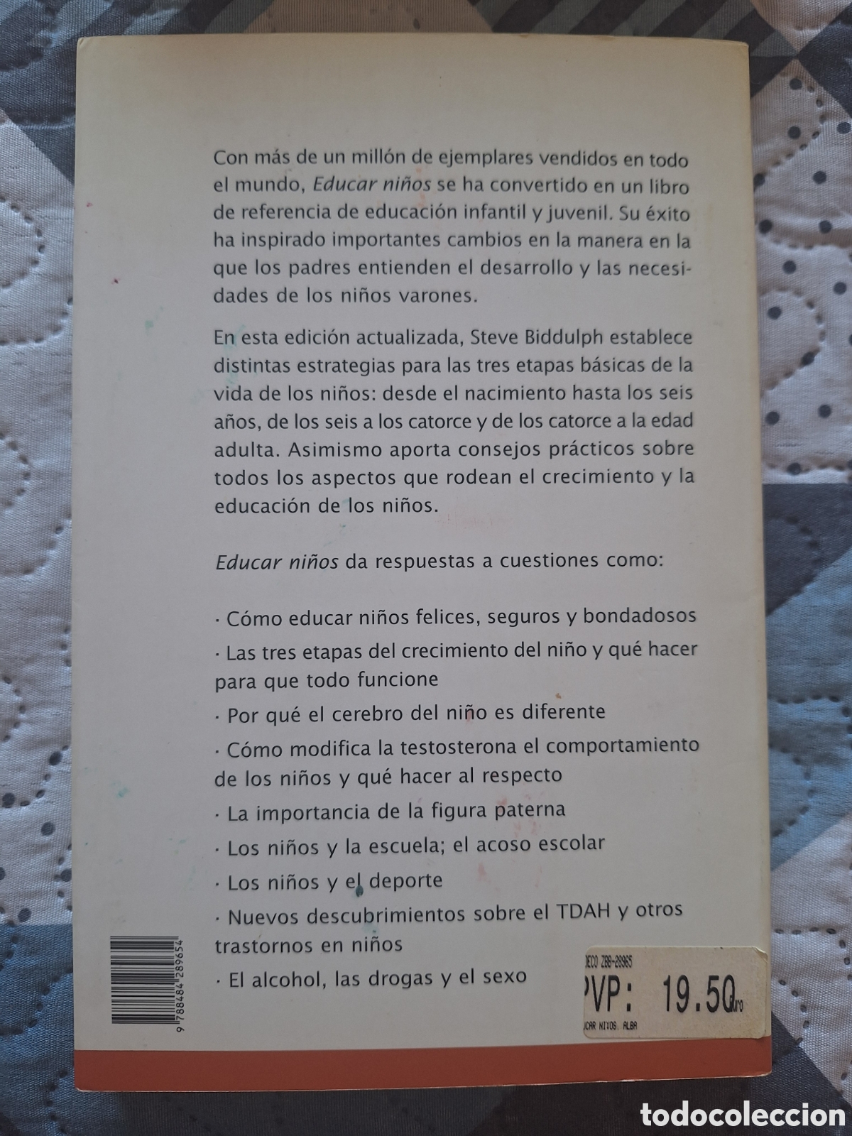 Libros de segunda mano: Libro &rdquo;Educar ni&ntilde;os&rdquo; Steve Biddulph - Foto 2