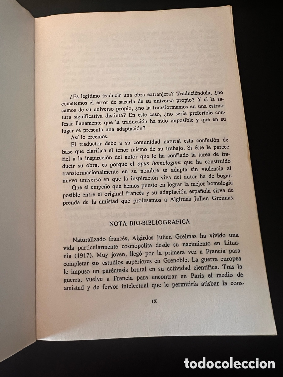 Libros de segunda mano: En torno al sentido . Greimas. - Foto 5