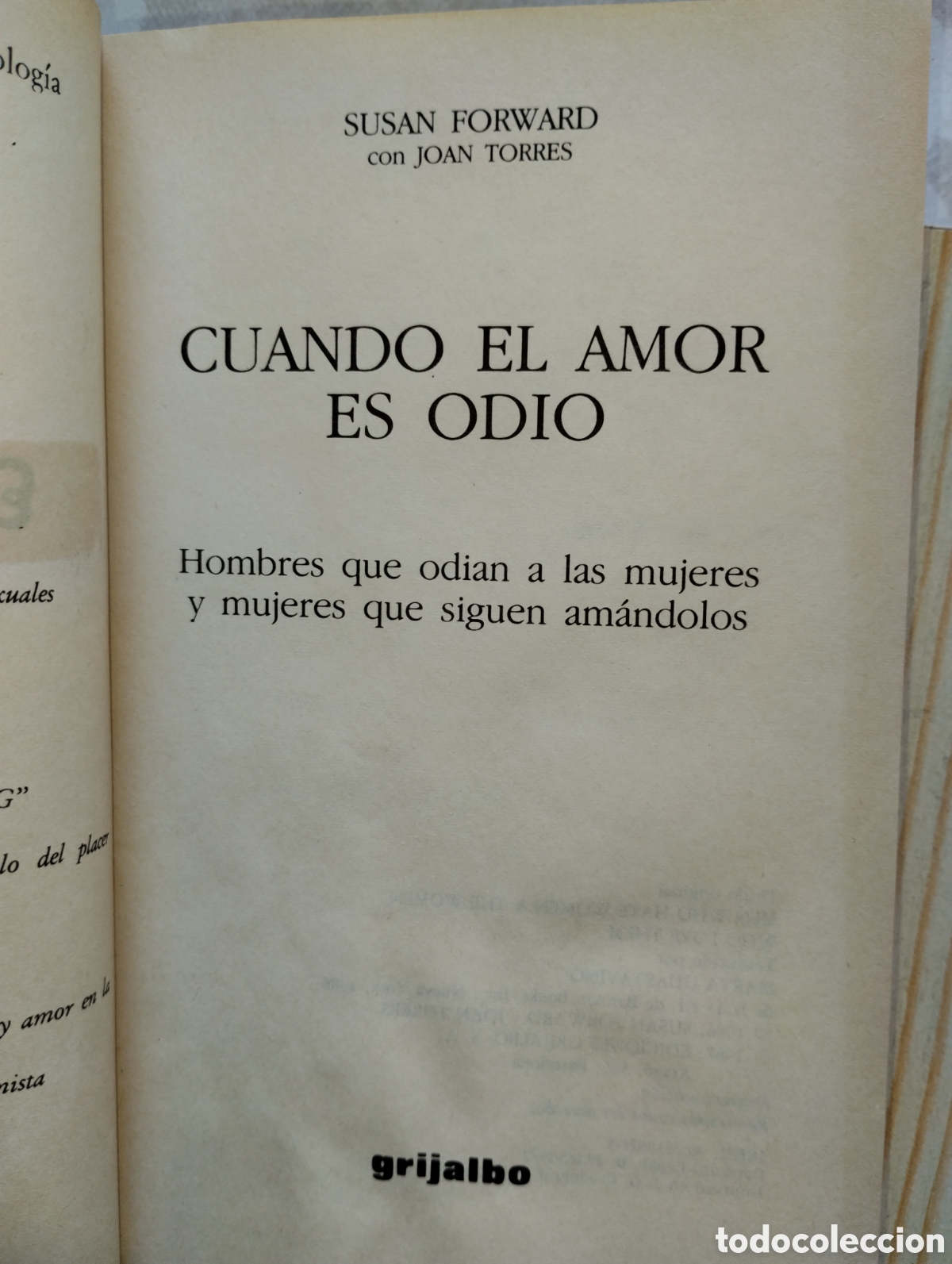 Libros de segunda mano: CUANDO EL AMOR ES ODIO - Foto 4
