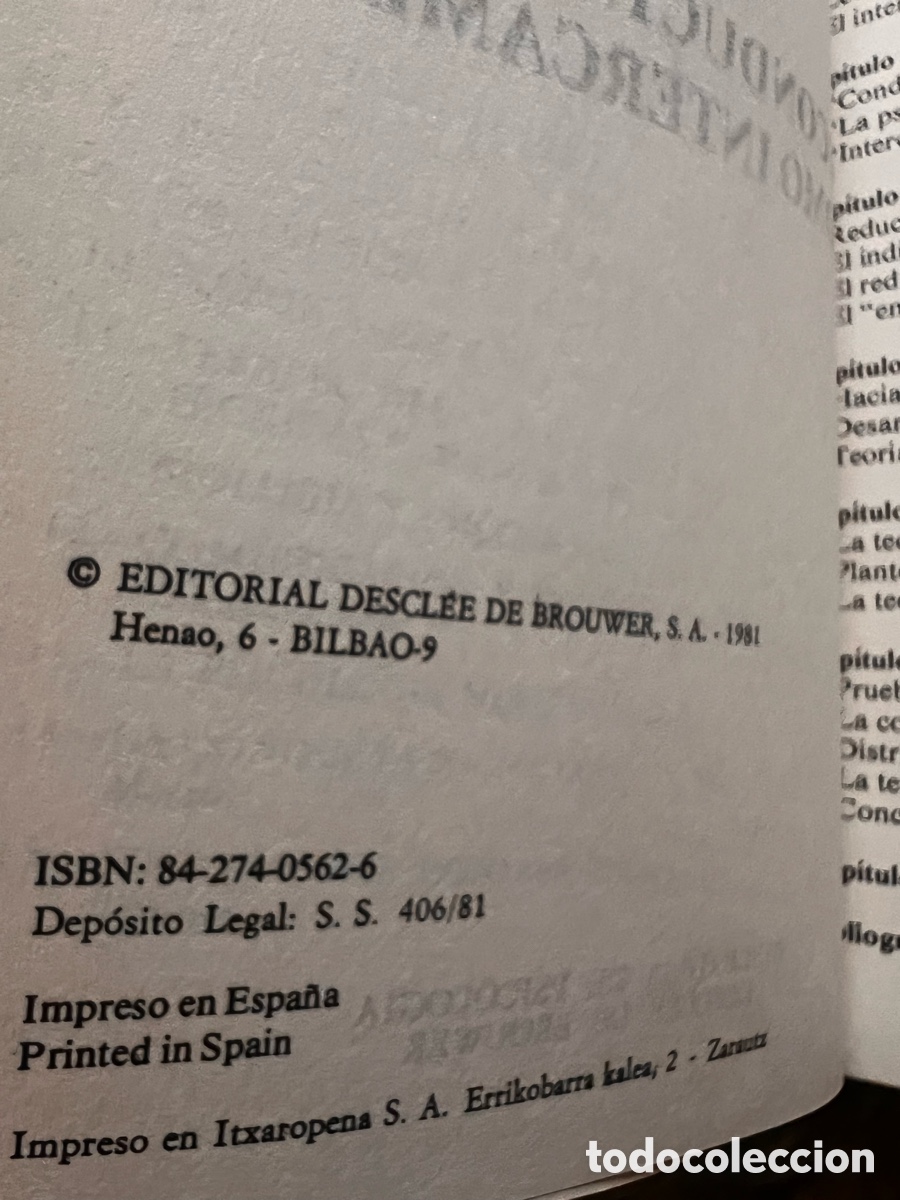 Libros de segunda mano: La conducta social como intercambio. Jos&eacute; Morales. Ed. DDB - Foto 4