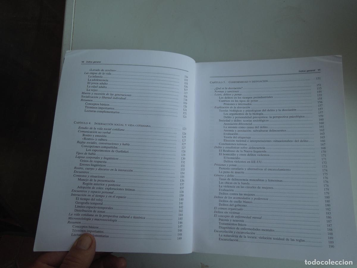 Libros de segunda mano: SOCILOG&Iacute;A - ANTHONY GIDDENS - ALIANZA EDITORIAL 1994. - Foto 4