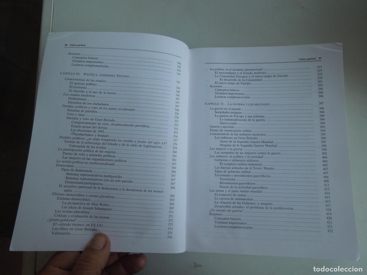 Libros de segunda mano: SOCILOG&Iacute;A - ANTHONY GIDDENS - ALIANZA EDITORIAL 1994. - Foto 7