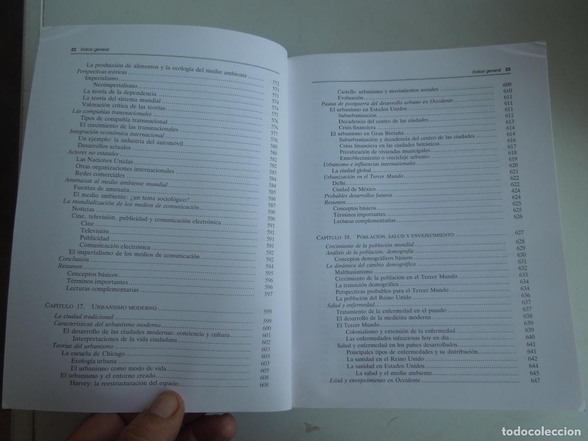 Libros de segunda mano: SOCILOG&Iacute;A - ANTHONY GIDDENS - ALIANZA EDITORIAL 1994. - Foto 10