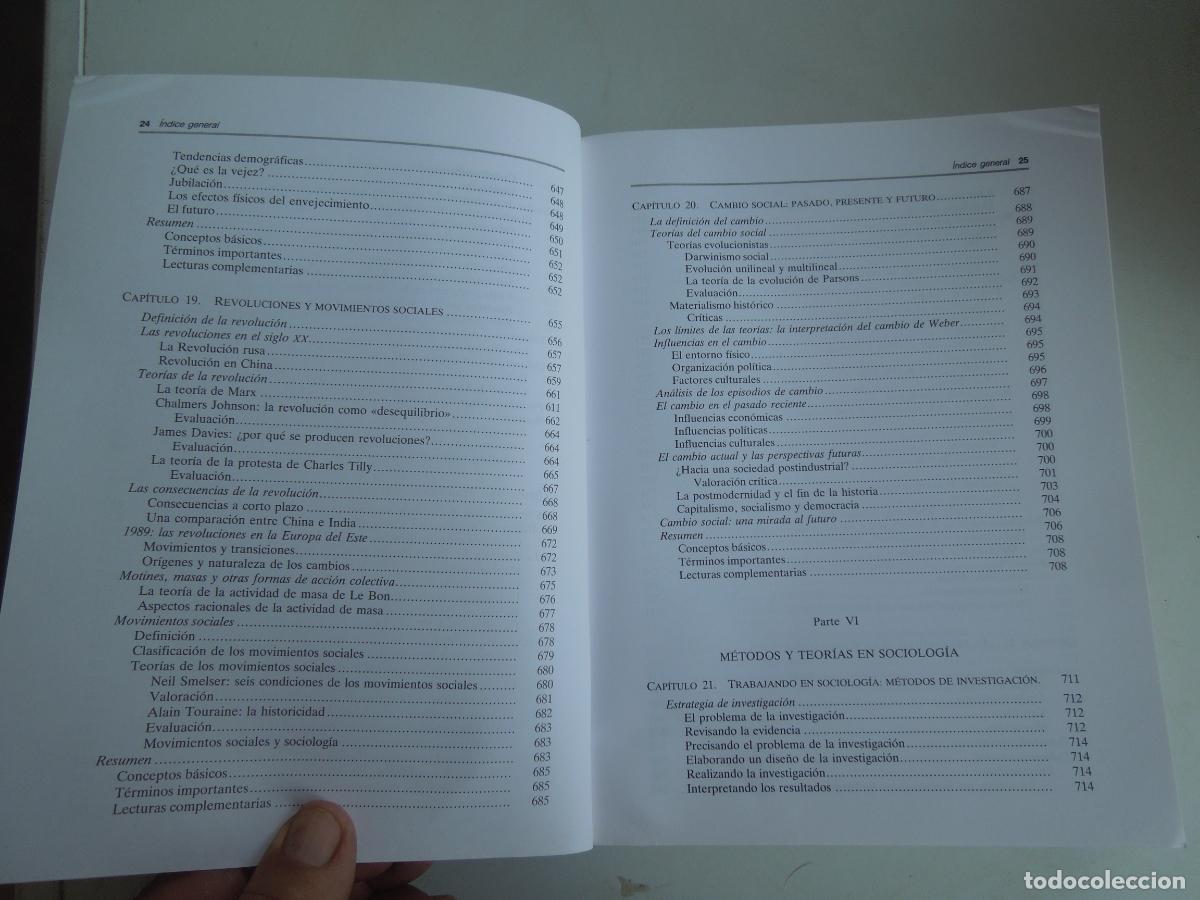 Libros de segunda mano: SOCILOG&Iacute;A - ANTHONY GIDDENS - ALIANZA EDITORIAL 1994. - Foto 11