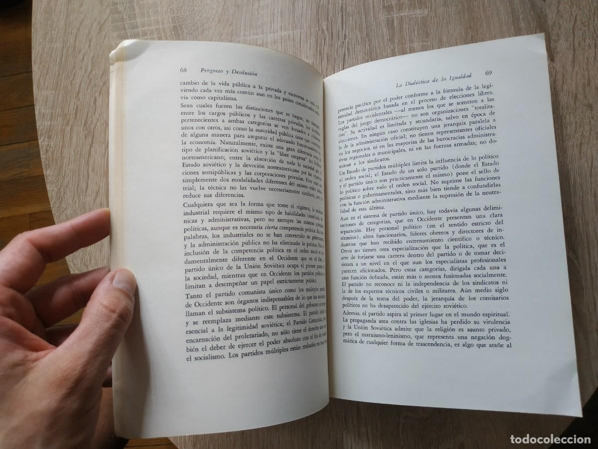 Libros de segunda mano: Progreso y desilusi&oacute;n. La dial&eacute;ctica de la sociedad moderna - Raymond Aron - Foto 6