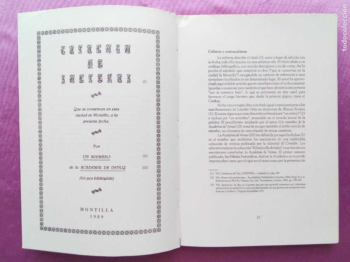 Libros de segunda mano: CATALOGO DE SOLTERAS.JOSE ANTONIO CEREZO ARANDA..E 2/3/5 - Foto 4