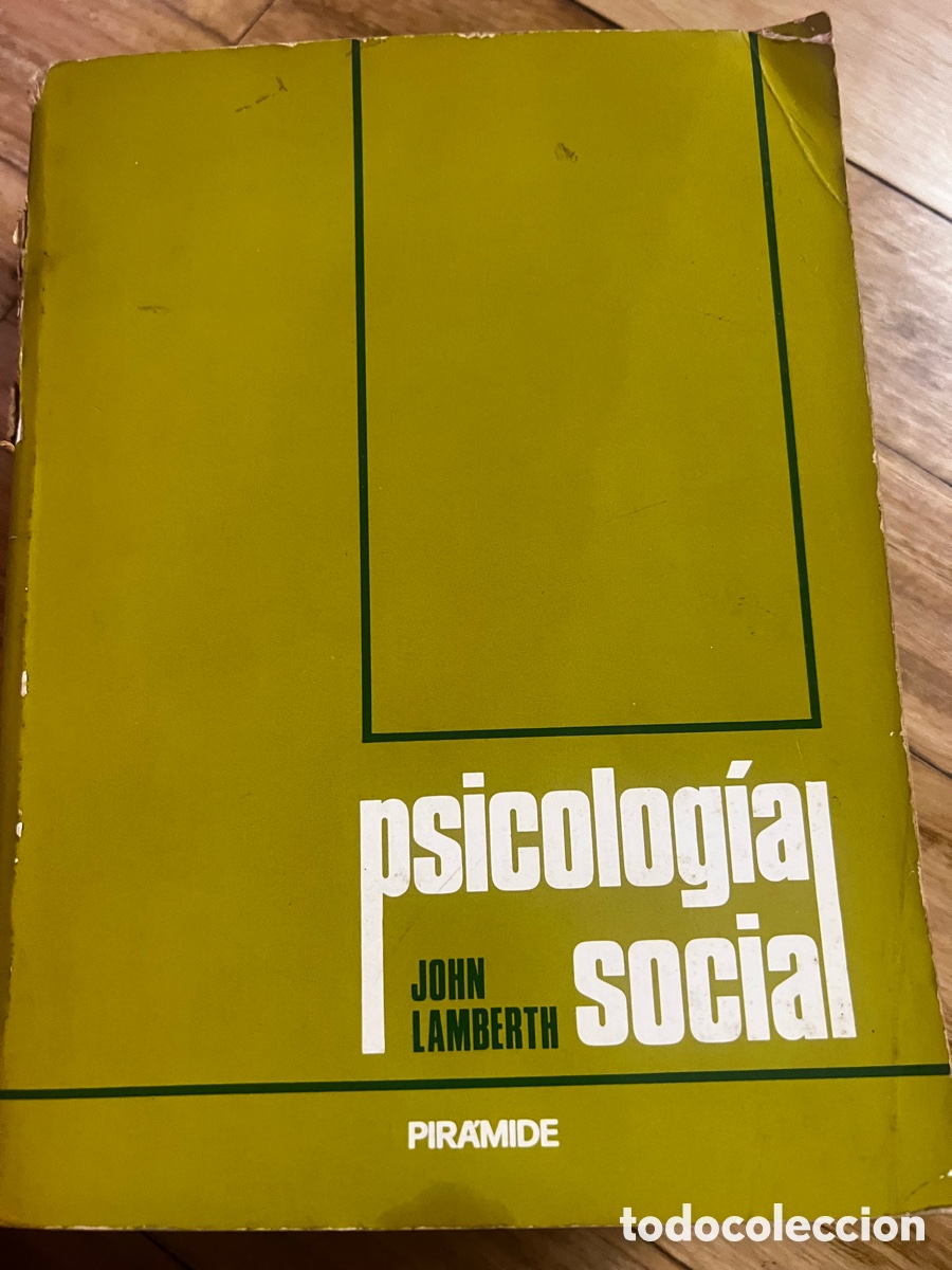 Libros de segunda mano: Psicolog&iacute;a Social. John Lamberth. Ed. Pir&aacute;mide - Foto 1