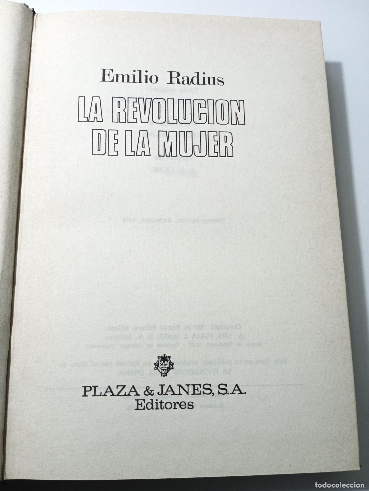 Libros de segunda mano: La revolucion de la mujer - Radius, Emilio - Foto 1