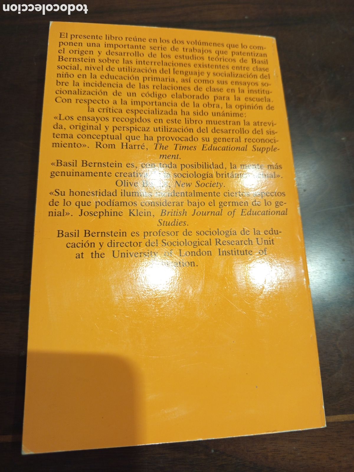 Libros de segunda mano: CLASES,CODIGOS Y CONTROL (BASIL BERNSTEIN) - Foto 4