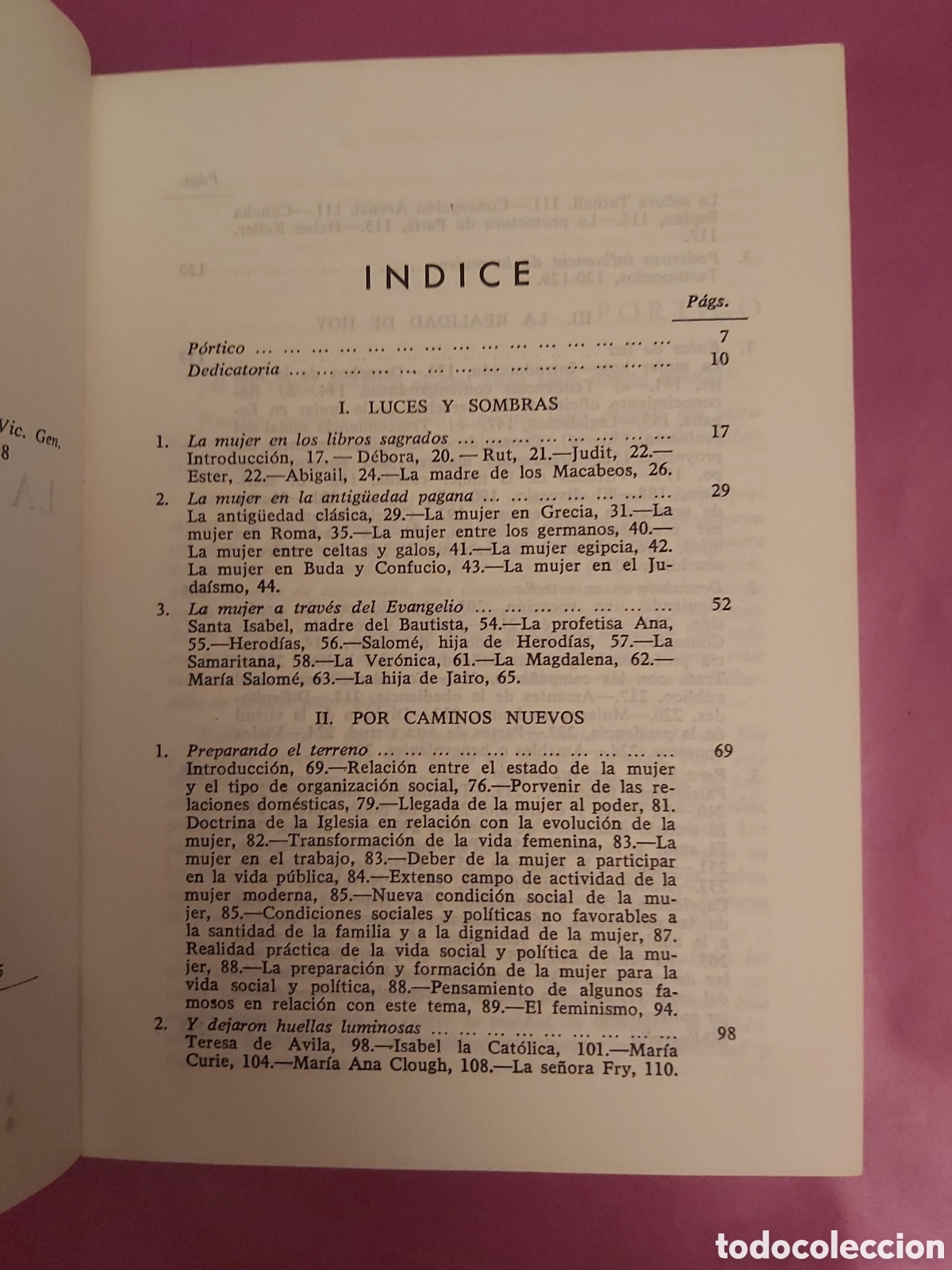 Libros de segunda mano: LA MUJER AYER Y HOY A. TORRENTE 1968 - Foto 5