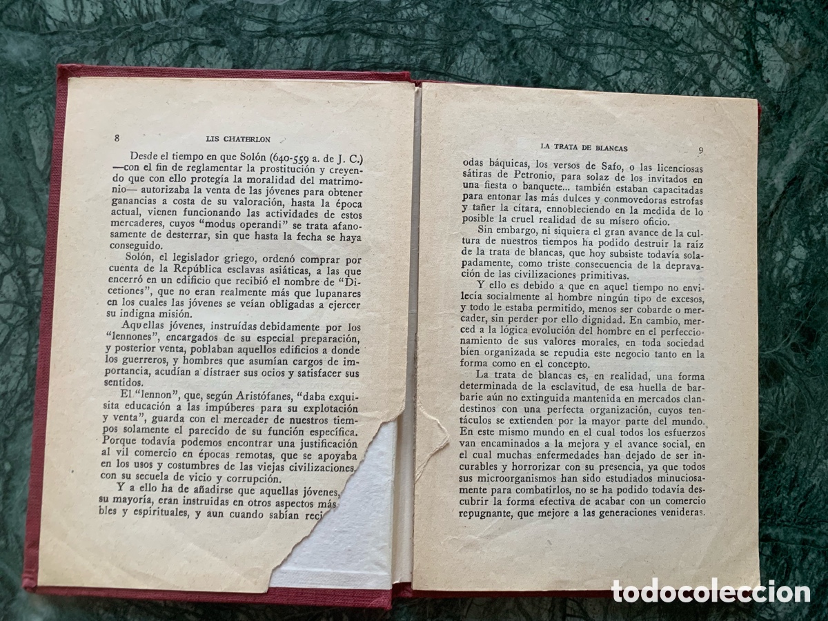 Libros de segunda mano: En 1963 a&uacute;n existe la trata de blancas. Lis Chaterlon - Foto 4