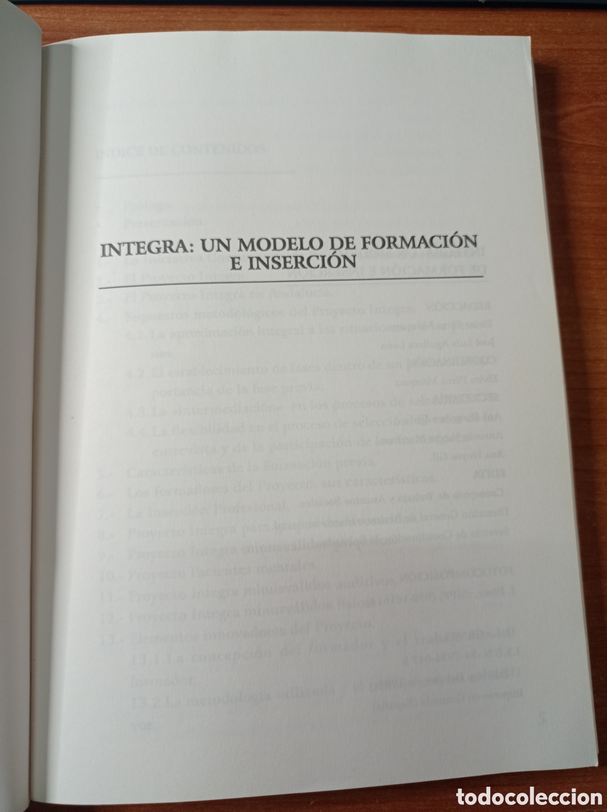 Libros de segunda mano: Integra: un modelo de formaci&oacute;n e inserci&oacute;n - Foto 2