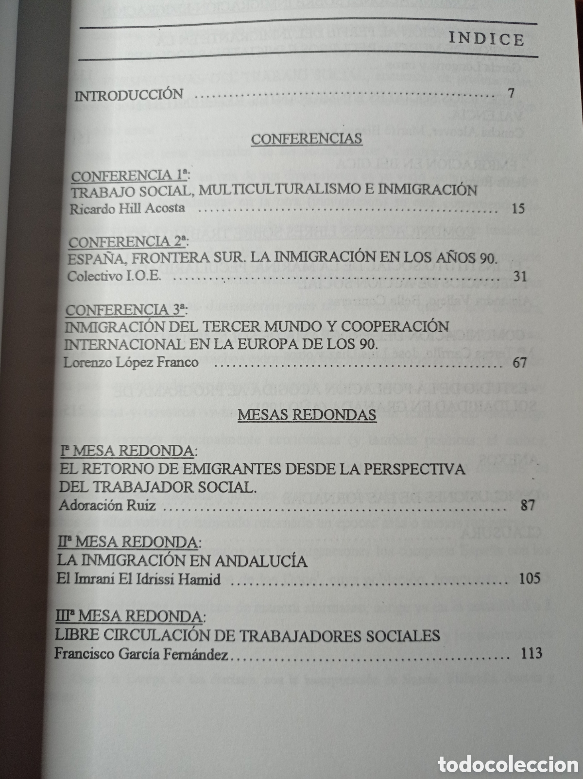 Libros de segunda mano: Inmigraci&oacute;n, Emigraci&oacute;n - Universidad de Granada - Foto 4