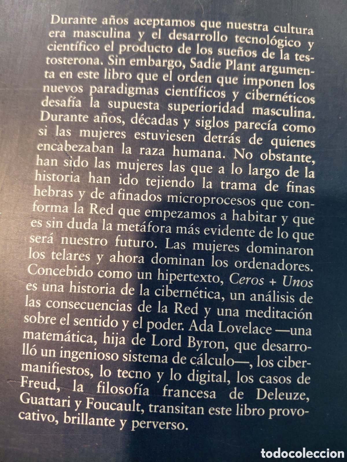 Libros de segunda mano: Sudie Plant. Ceros + unos - Foto 2