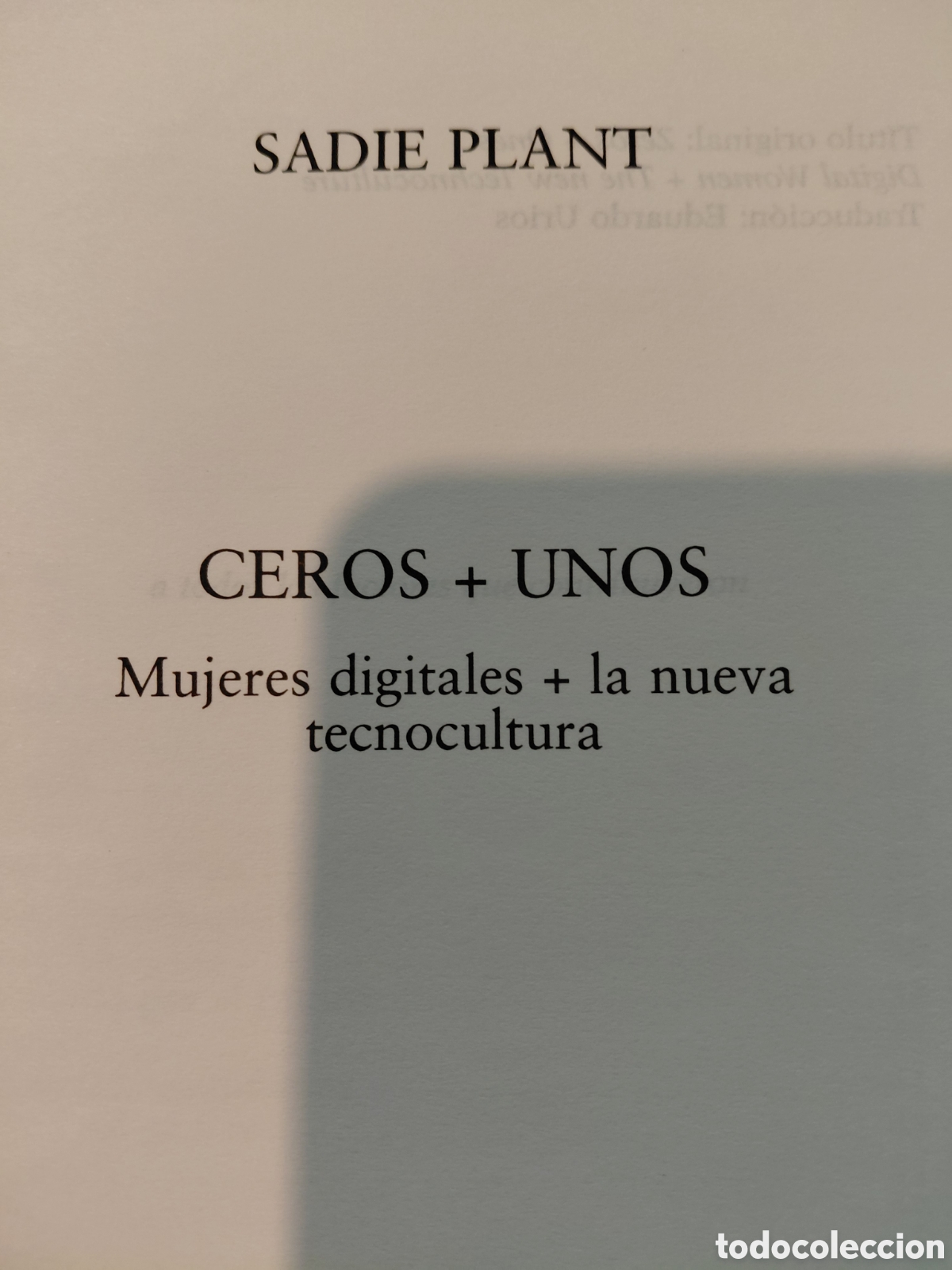 Libros de segunda mano: Sudie Plant. Ceros + unos - Foto 3