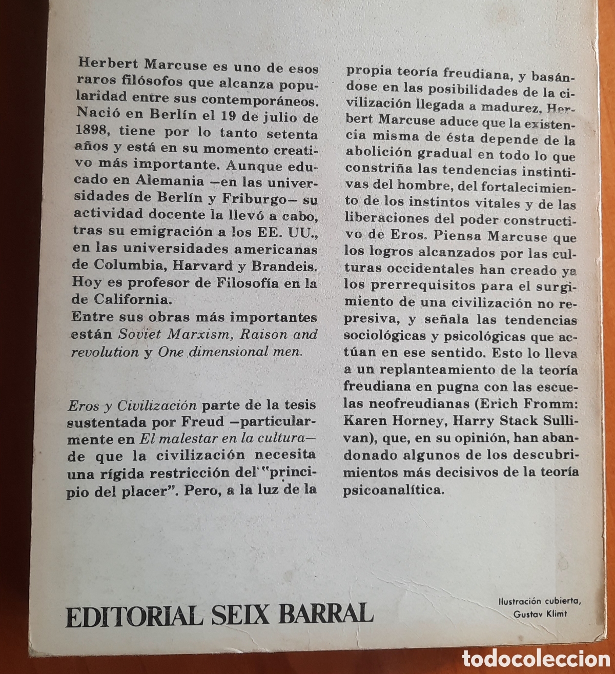 Libros de segunda mano: Eros y civilizaci&oacute;n Marcuse - Foto 2