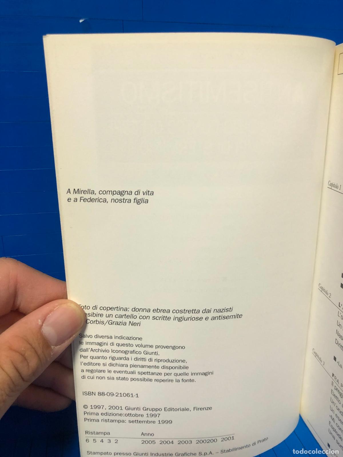 Libros de segunda mano: ANTISEMITISMO &ndash; ED. GIUNTI &ndash; ROBERTO FINZI &ndash; 2005 - Foto 2