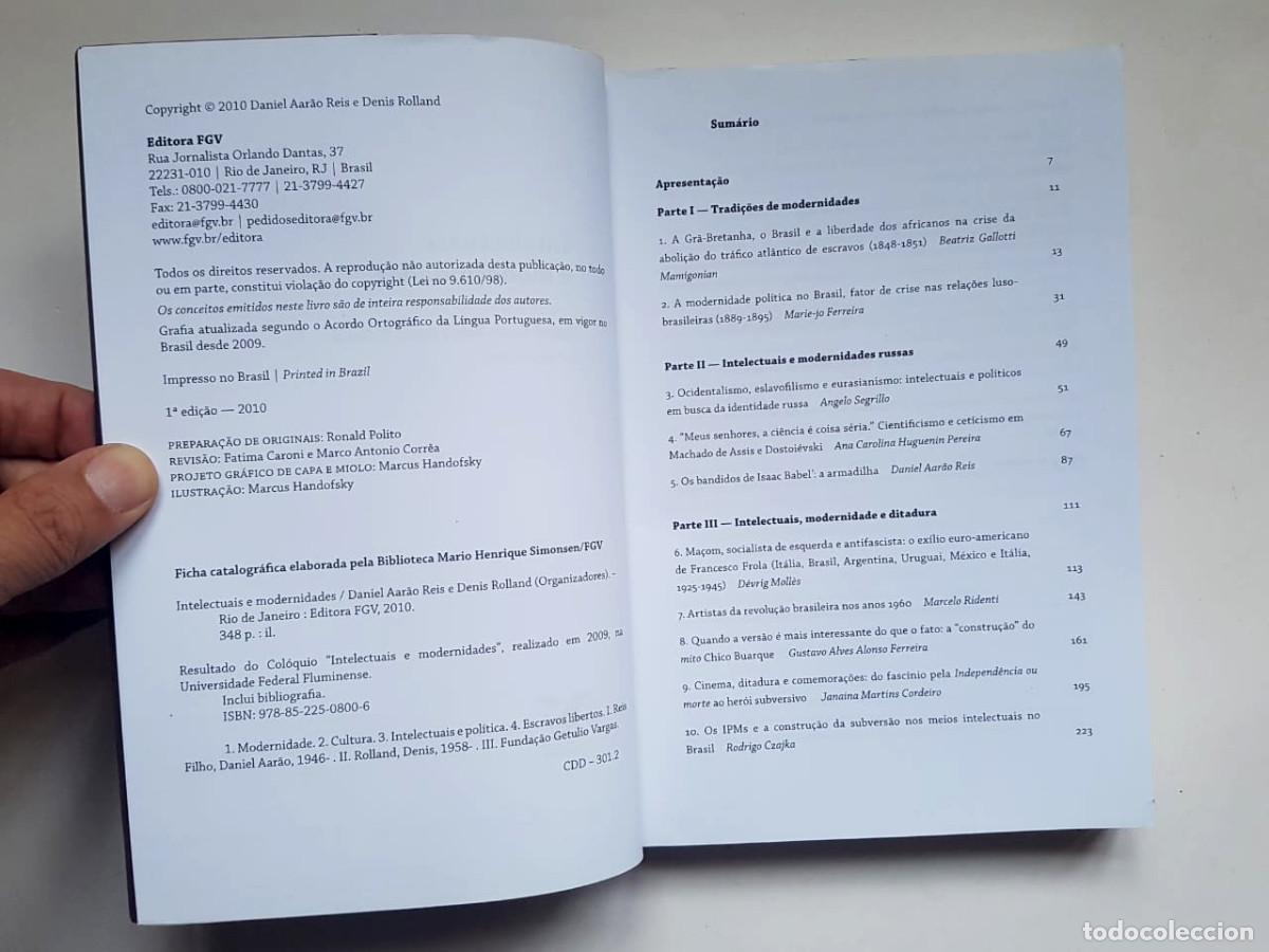 Libros de segunda mano: Intelectuais e modenidades, Daniel Aarao Reis e Denis Rolland - Foto 3