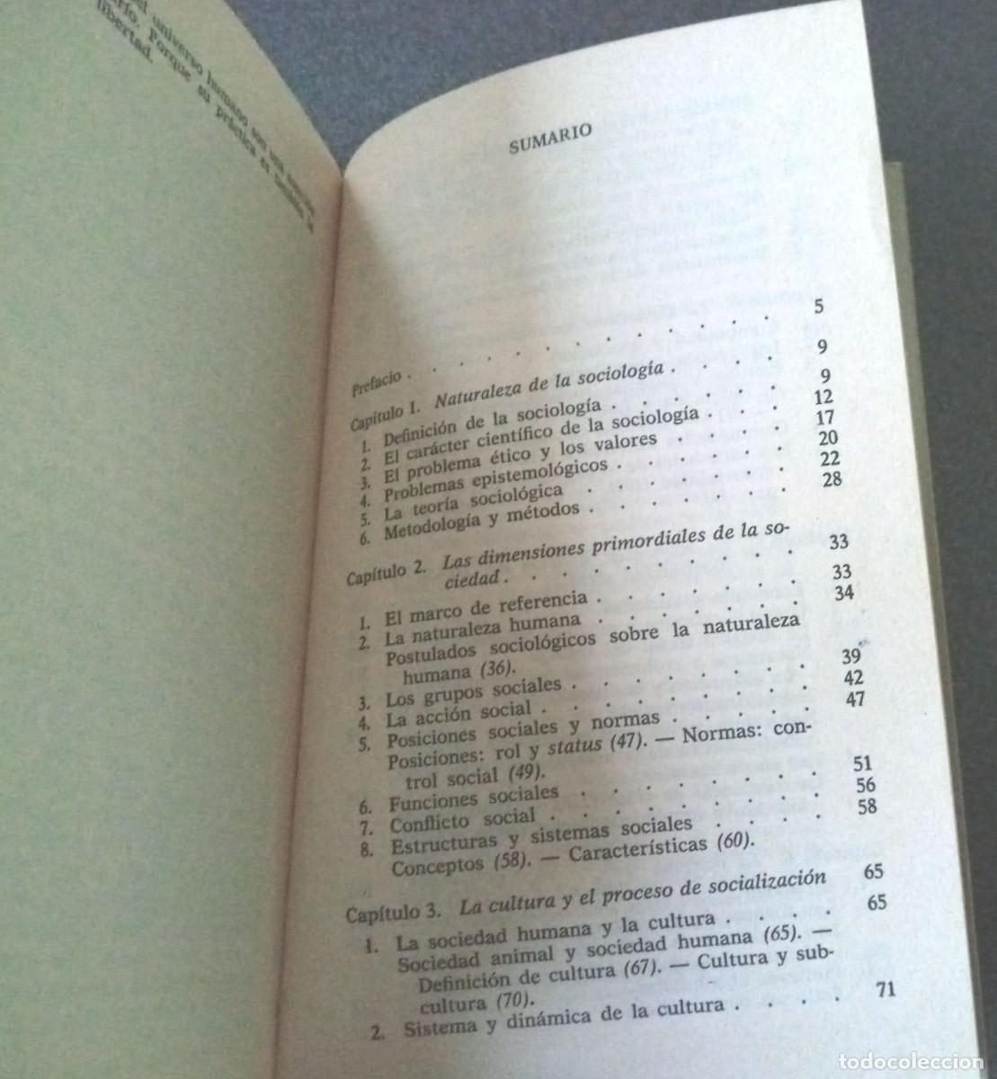 Libros de segunda mano: Sociolog&iacute;a Salvador Giner - Foto 6