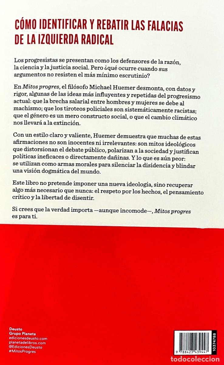 Libros de segunda mano: MITOS PROGRES. Michael Huemer. - Foto 2