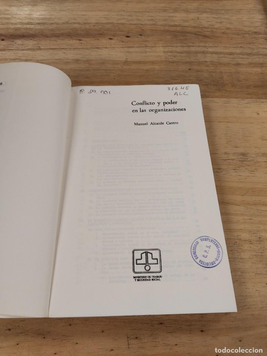 Libros de segunda mano: Conflicto y Poder en las Organizaciones - Manuel Alcaide Castro - Foto 6