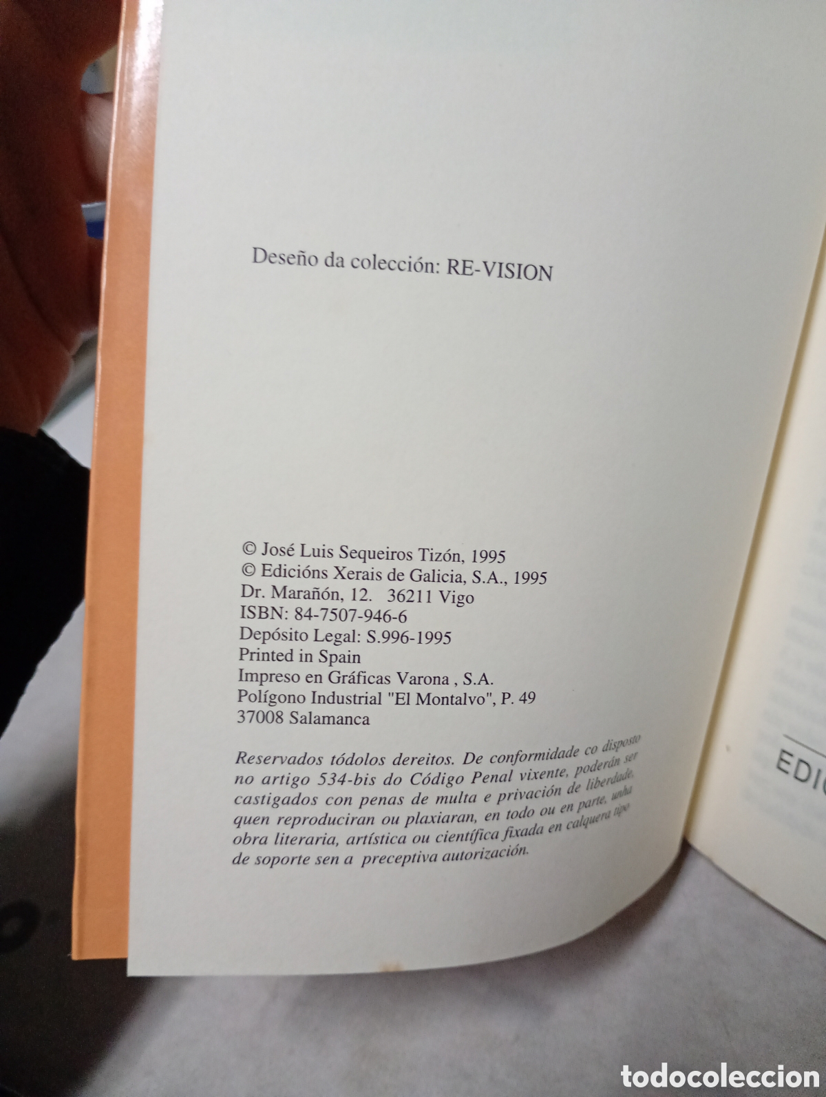 Libros de segunda mano: A despensa de area de Jos&eacute; Lu&iacute;s Sequeiros - Foto 4