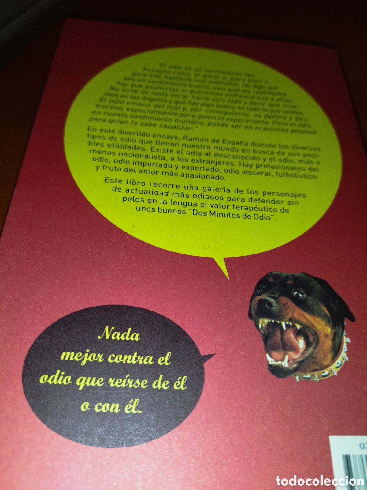 Libros de segunda mano: RAMON DE ESPA&Ntilde;A: EL ODIO. ED. MARTINEZ ROCA, 2000. PRIMERA EDICION. - Foto 3