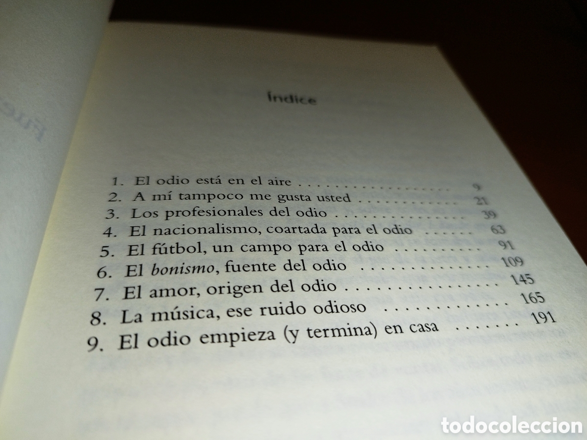 Libros de segunda mano: RAMON DE ESPA&Ntilde;A: EL ODIO. ED. MARTINEZ ROCA, 2000. PRIMERA EDICION. - Foto 6