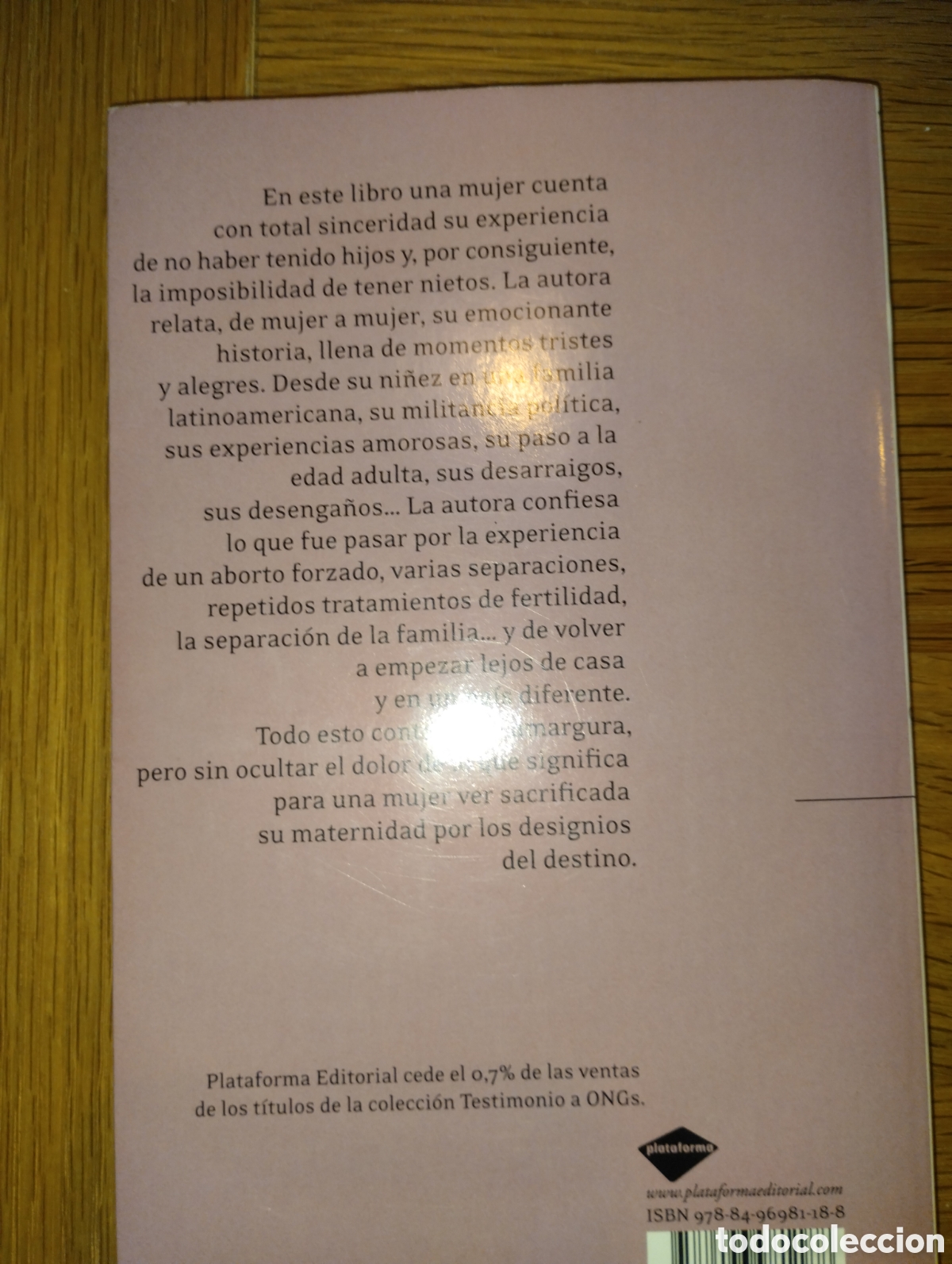 Libros de segunda mano: SIN NIETOS, HISTORIA DE UNA MATERNIDAD PERDIDA - Foto 2