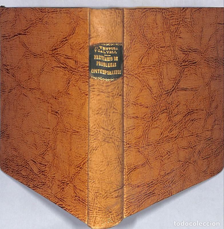 Libros de segunda mano: Breviario de Problemas Contempor&aacute;neos - Ventosa y Calvell, Juan - Editorial Plus Ultra - Madrid 1950