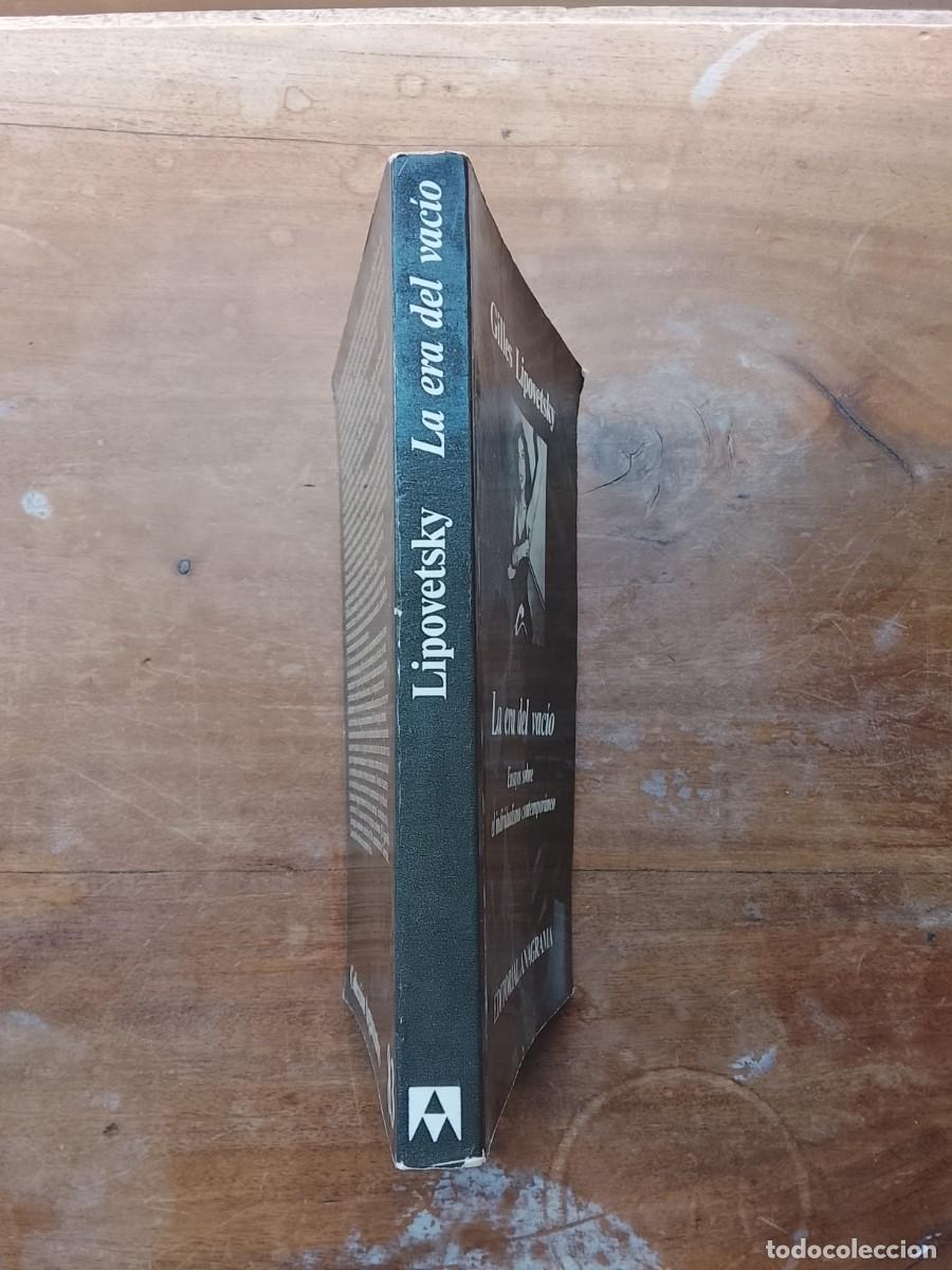 Libros de segunda mano: La era del vac&iacute;o. Gilles Lipovetsky - Foto 7