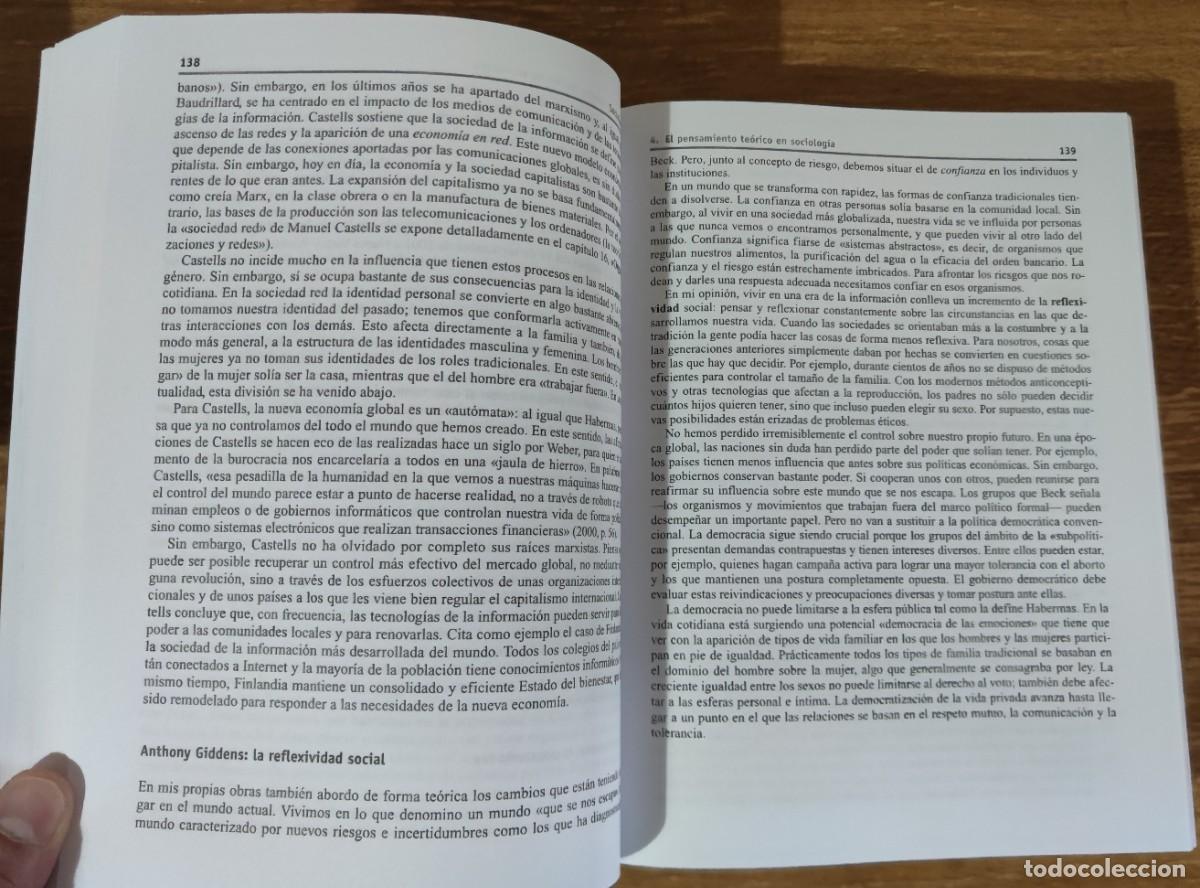 Libros de segunda mano: Libro - Sociolog&iacute;a. 5&ordf; edici&oacute;n (2007) Anthony Giddens - Foto 9
