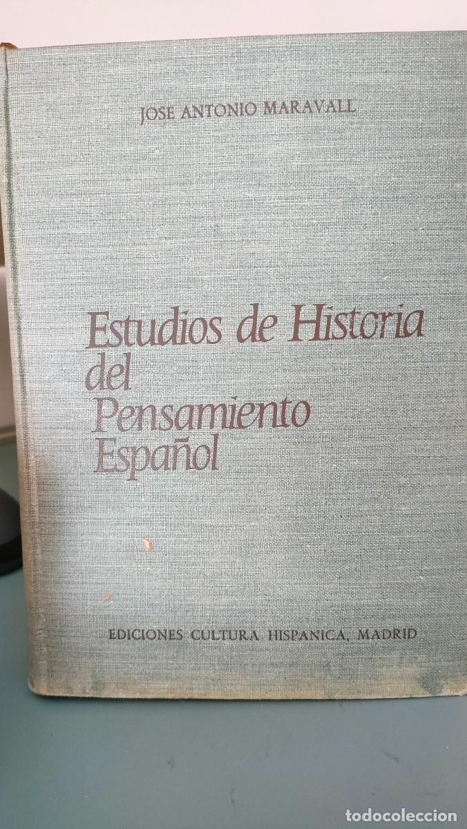 Libros de segunda mano: ESTUDIOS DE HISTORIA DEL PENSAMIENTO ESPA&Ntilde;OL - Foto 1