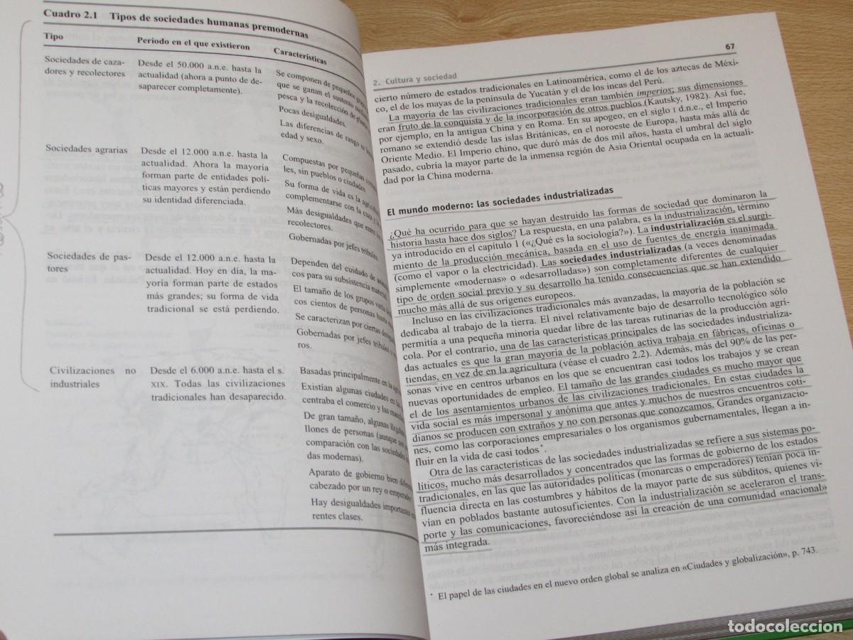 Libros de segunda mano: Sociolog&iacute;a Anthony Giddens Alianza 2004 - Foto 11